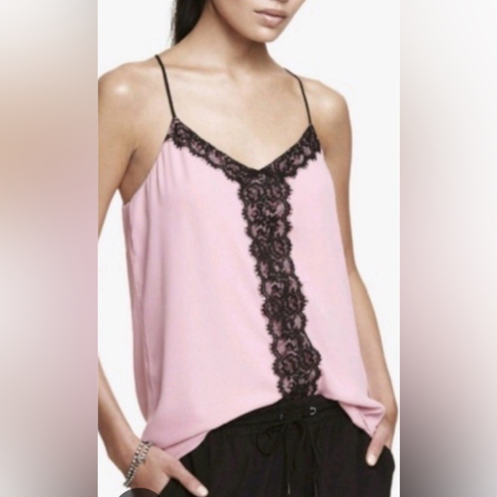 Express Blush Pink Dress with Black Label